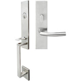 INOX - MH Handleset MT Mortise 103 Oslo Entry 2-3/4''  32D LH - Satin Stainless Steel