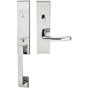 INOX - MH Handleset MT Mortise 103 Oslo Entry 2-1/2''  32 LH - Polished Stainless Steel