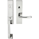 INOX - MH Handleset MT Mortise 103 Oslo Entry 2-1/2''  32 RH - Polished Stainless Steel