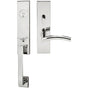 INOX - MH Handleset MT Mortise 104 Brussels Entry 2-1/2''  32 LH - Polished Stainless Steel