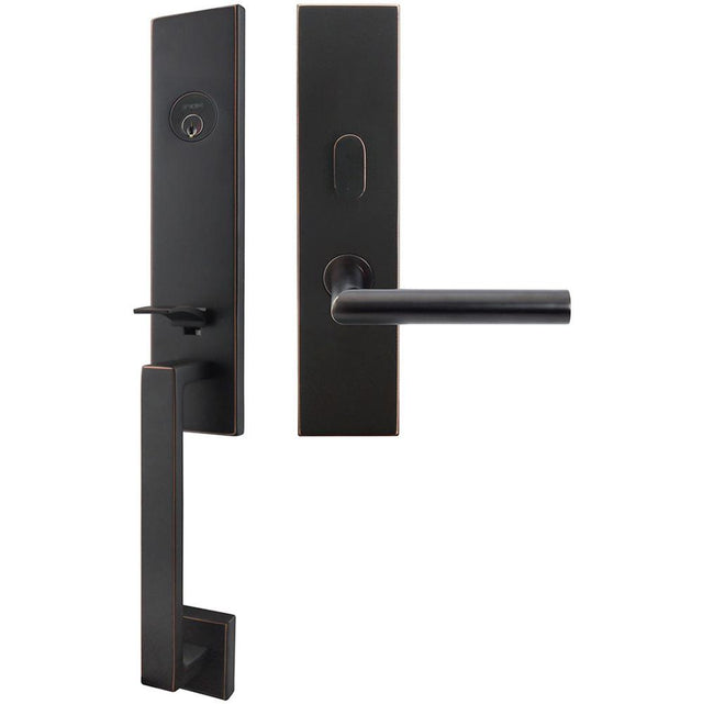 INOX - MH Handleset MT Mortise 105 Frankfurt Entry 2-3/4''  10B RH - Oil Rubbed Bronze