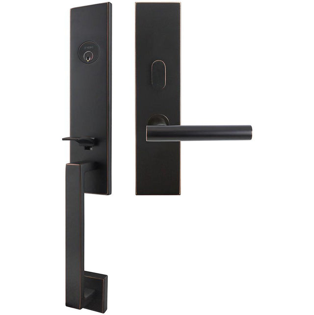 INOX - MH Handleset MT Mortise 106 Copenhagen Entry 2-3/4''  10B LHR - Oil Rubbed Bronze
