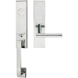 INOX - MH Handleset MT Mortise 106 Copenhagen Full Dummy 32 RH - Polished Stainless Steel
