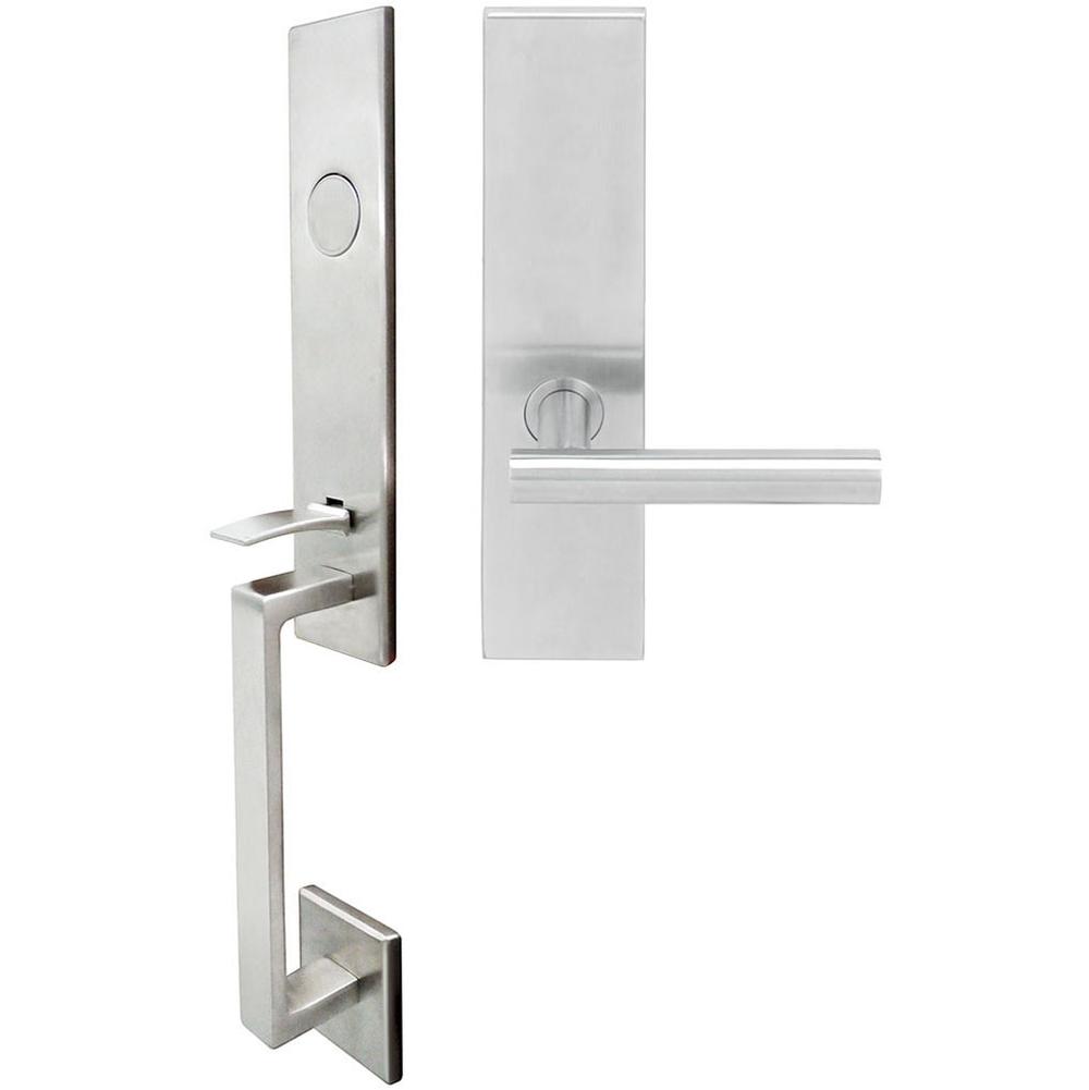 INOX - MH Handleset MT Mortise 106 Copenhagen Full Dummy 32D RH - Satin Stainless Steel