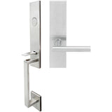 INOX - MH Handleset MT Mortise 106 Copenhagen Full Dummy 32D RH - Satin Stainless Steel