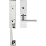 INOX - MH Handleset MT Mortise 106 Copenhagen Entry 2-3/4''  32 LH - Polished Stainless Steel