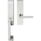 INOX - MH Handleset MT Mortise 107 Stockholm Full Dummy 32 LH - Polished Stainless Steel