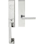 INOX - MH Handleset MT Mortise 107 Stockholm Full Dummy 32 LH - Polished Stainless Steel