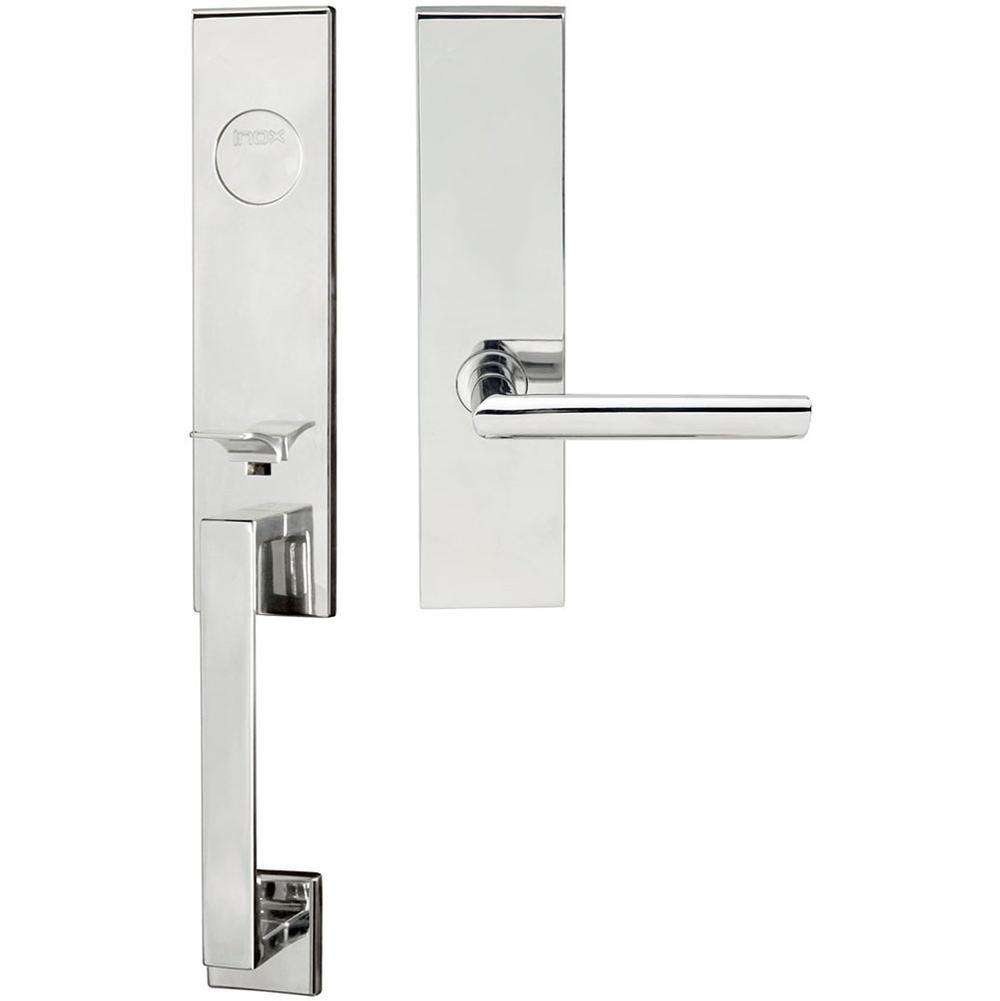 INOX - MH Handleset MT Mortise 107 Stockholm Full Dummy 32 RH - Polished Stainless Steel