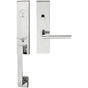 INOX - MH Handleset MT Mortise 107 Stockholm Entry 2-1/2''  32 RHR - Polished Stainless Steel
