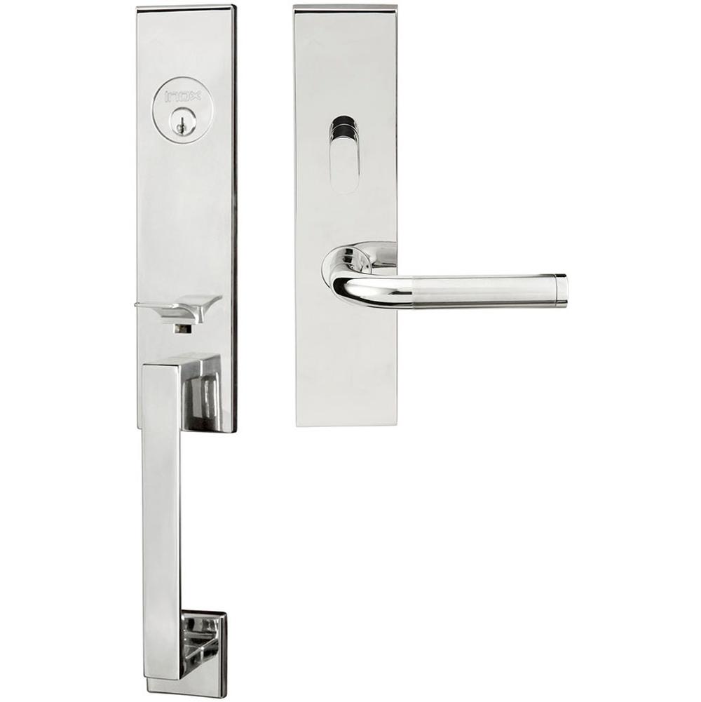 INOX - MH Handleset MT Mortise 108 Vienna Entry 2-3/4''  32 LH - Satin Stainless Steel