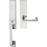 INOX - MH Handleset MT Mortise 109 Stuttgart Full Dummy 32 LH - Polished Stainless Steel
