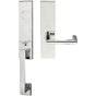 INOX - MH Handleset MT Mortise 109 Stuttgart Full Dummy 32 RH - Polished Stainless Steel