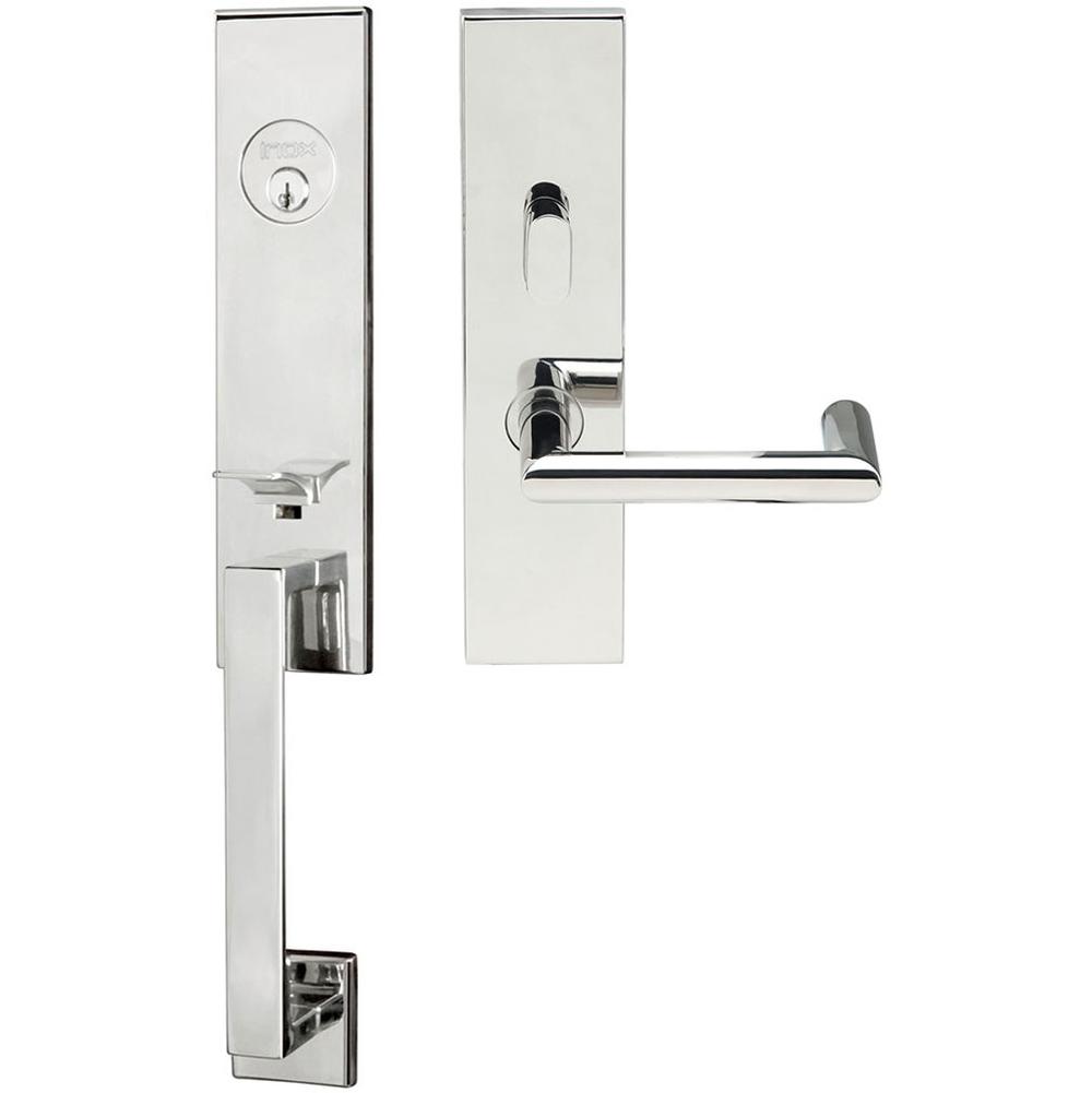 INOX - MH Handleset MT Mortise 109 Stuttgart Entry 2-1/2''  32 RHR - Polished Stainless Steel