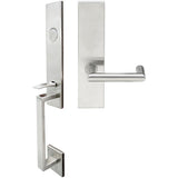 INOX - MH Handleset MT Mortise 109 Stuttgart Full Dummy 32D LH - Satin Stainless Steel