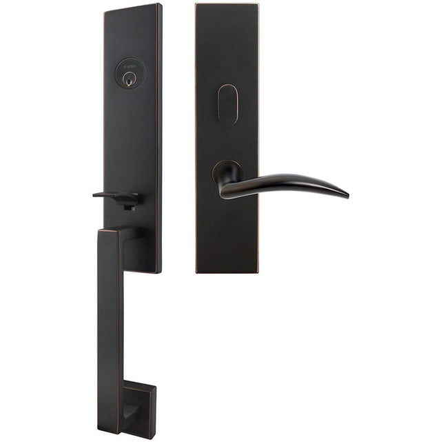 INOX - MH Handleset MT Mortise 210 Air-Stream Entry 2-1/2''  10B RHR - Oil Rubbed Bronze