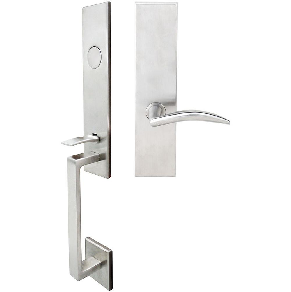 INOX - MH Handleset MT Mortise 210 Air-Stream Full Dummy 32D LH - Satin Stainless Steel