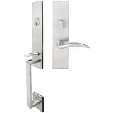 INOX - MH Handleset MT Mortise 210 Air-Stream Entry 2-1/2''  32D LHR - Satin Stainless Steel
