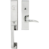 INOX - MH Handleset MT Mortise 210 Air-Stream Entry 2-3/4''  32 LHR - Polished Stainless Steel