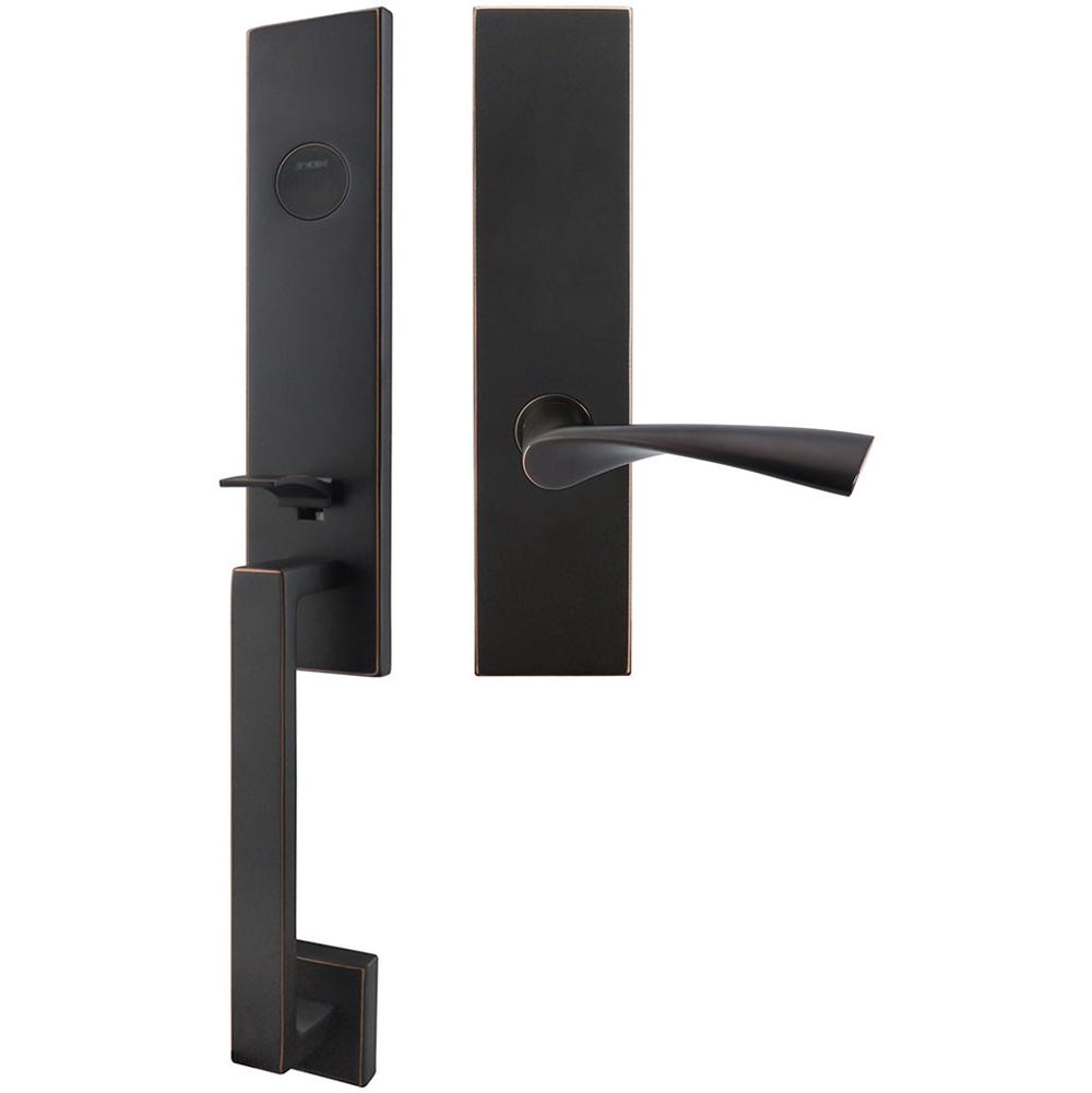 INOX - MH Handleset MT Mortise 211 Breeze Full Dummy 10B LH - Oil Rubbed Bronze