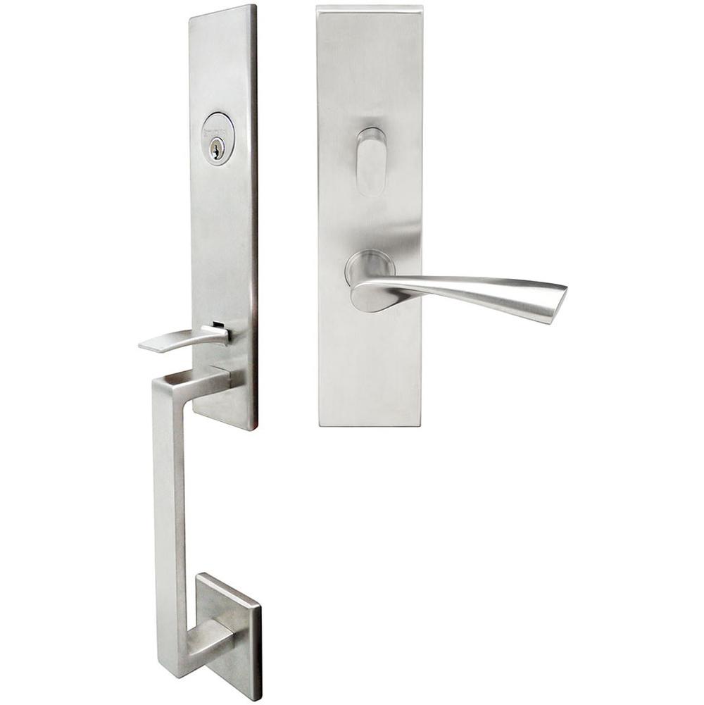 INOX - MH Handleset MT Mortise 211 Breeze Entry 2-1/2''  32D LHR - Satin Stainless Steel