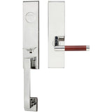 INOX - MH Handleset MT Mortise 213 Cabernet Full Dummy 32 LH - Polished Stainless Steel