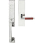 INOX - MH Handleset MT Mortise 213 Cabernet Full Dummy 32 LH - Polished Stainless Steel