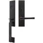 INOX - MH Handleset MT Mortise 214 Champagne Entry 2-1/2''  10B LH - Oil Rubbed Bronze
