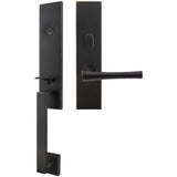 INOX - MH Handleset MT Mortise 214 Champagne Entry 2-3/4''  10B LH - Oil Rubbed Bronze