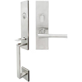 INOX - MH Handleset MT Mortise 214 Champagne Entry 2-3/4''  32D RH - Satin Stainless Steel