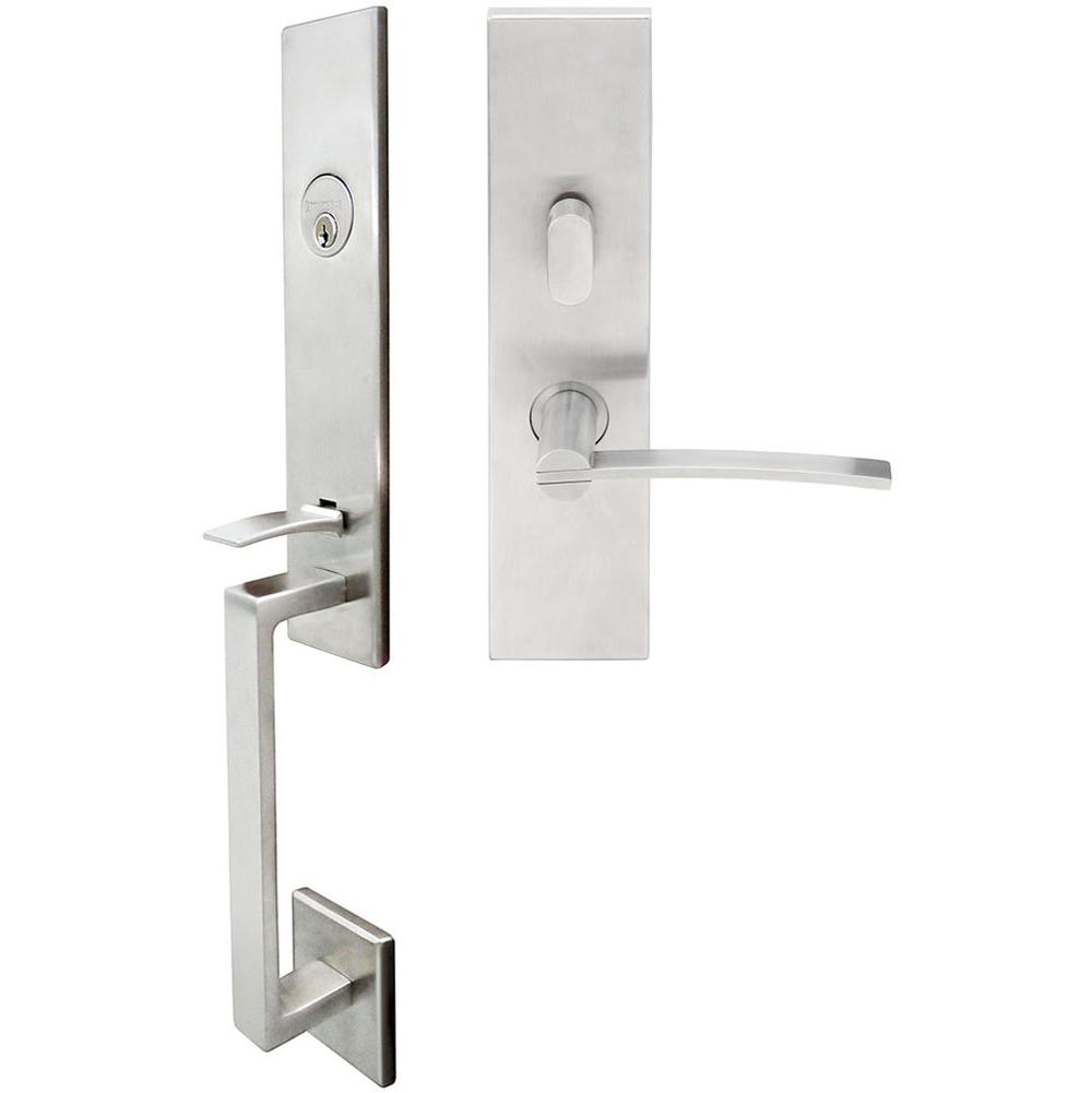INOX - MH Handleset MT Mortise 217 Horizon Entry 2-1/2''  32D LHR - Satin Stainless Steel
