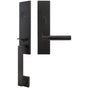 INOX - MH Handleset MT Mortise 221 Aurora Entry 2-1/2''  10B LHR - Oil Rubbed Bronze