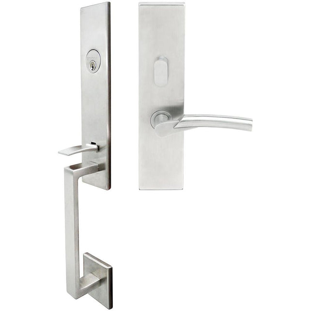 INOX - MH Handleset MT Mortise 223 Phoenix Entry 2-1/2''  32D RH - Satin Stainless Steel
