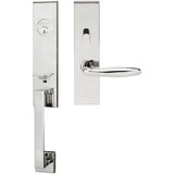 INOX - MH Handleset MT Mortise 226 Summer Entry 2-3/4''  32 RH - Polished Stainless Steel