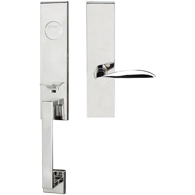 INOX - MH Handleset MT Mortise 227 Stratus Full Dummy 32 LH - Polished Stainless Steel