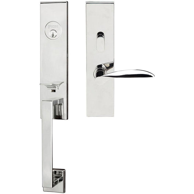 INOX - MH Handleset MT Mortise 227 Stratus Entry 2-1/2''  32 LHR - Polished Stainless Steel