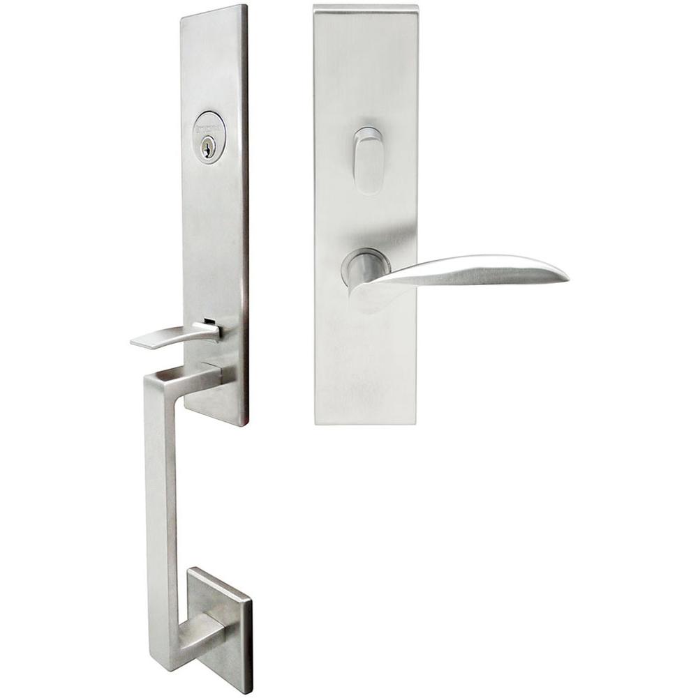 INOX - MH Handleset MT Mortise 227 Stratus Entry 2-1/2''  32D RHR - Satin Stainless Steel