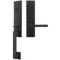 INOX - MH Handleset MT Mortise 243 Sunrise Full Dummy 10B LH - Oil Rubbed Bronze
