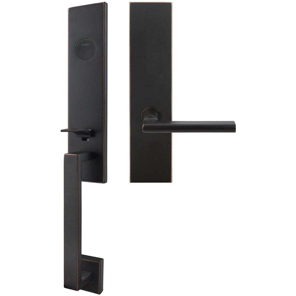 INOX - MH Handleset MT Mortise 243 Sunrise Full Dummy 10B RH - Oil Rubbed Bronze