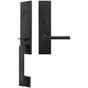 INOX - MH Handleset MT Mortise 243 Sunrise Entry 2-1/2''  10B LHR - Oil Rubbed Bronze