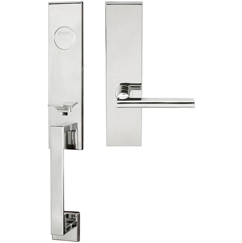 INOX - MH Handleset MT Mortise 243 Sunrise Full Dummy 32 LH - Polished Stainless Steel