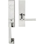 INOX - MH Handleset MT Mortise 251 Sequoia Full Dummy 32 LH - Polished Stainless Steel