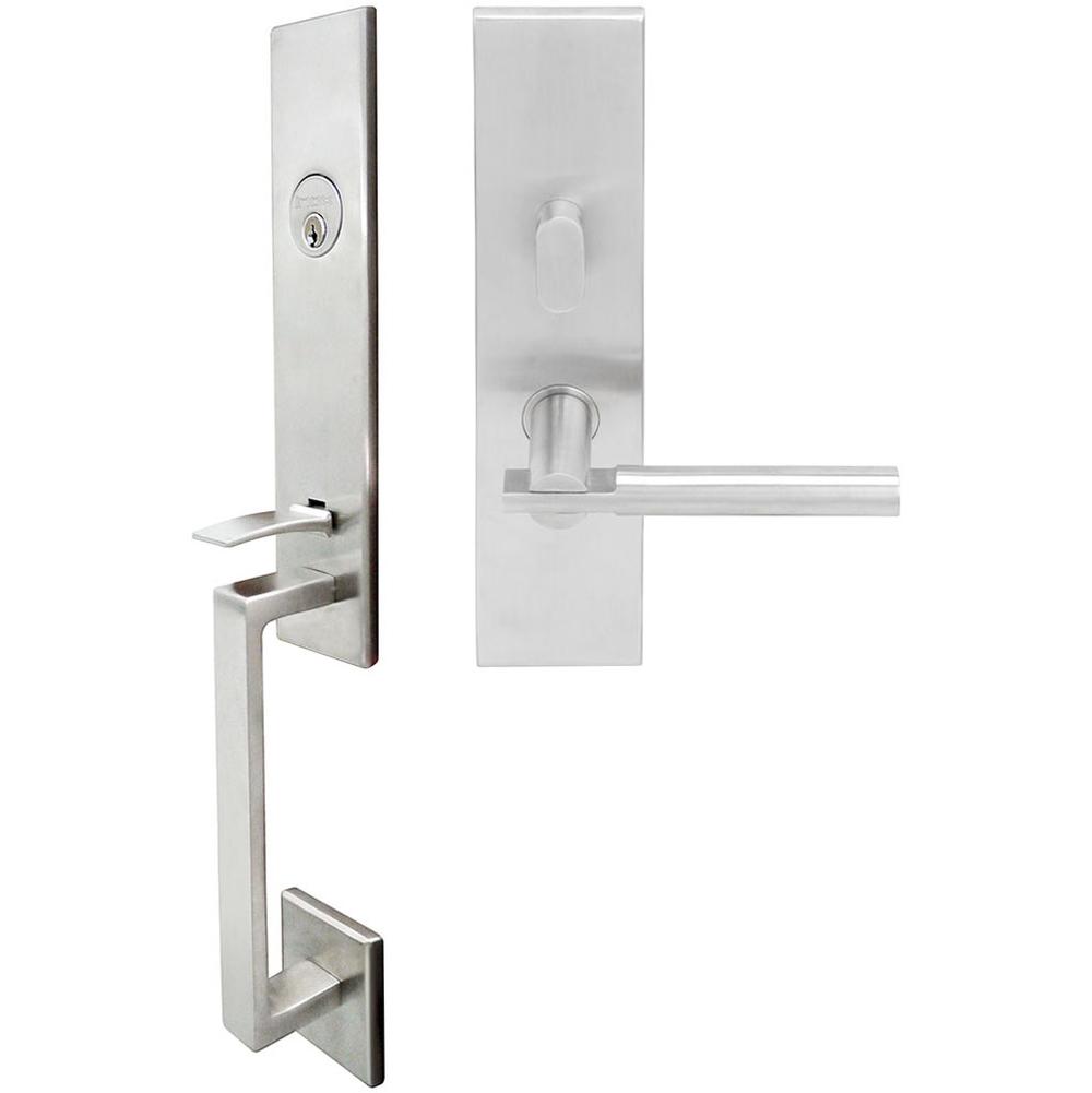 INOX - MH Handleset MT Mortise 251 Sequoia Entry 2-1/2''  32D LHR - Satin Stainless Steel