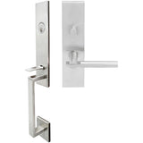 INOX - MH Handleset MT Mortise 251 Sequoia Entry 2-3/4''  32D RH - Satin Stainless Steel