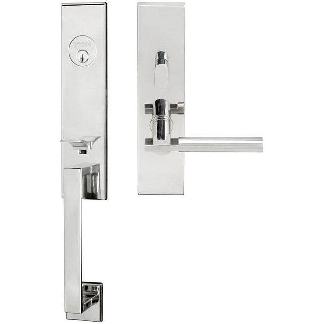 INOX - MH Handleset MT Mortise 251 Sequoia Entry 2-1/2''  32 RH - Polished Stainless Steel
