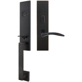 INOX - MH Handleset MT Mortise 311 Crest Entry 2-1/2''  10B RH - Oil Rubbed Bronze