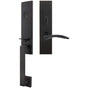 INOX - MH Handleset MT Mortise 311 Crest Entry 2-1/2''  10B LHR - Oil Rubbed Bronze