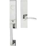 INOX - MH Handleset MT Mortise 311 Crest Full Dummy 32 RH - Polished Stainless Steel