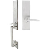 INOX - MH Handleset MT Mortise 311 Crest Full Dummy 32D LH - Satin Stainless Steel