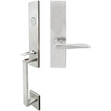 INOX - MH Handleset MT Mortise 344 Ecco Full Dummy 32D LH - Satin Stainless Steel